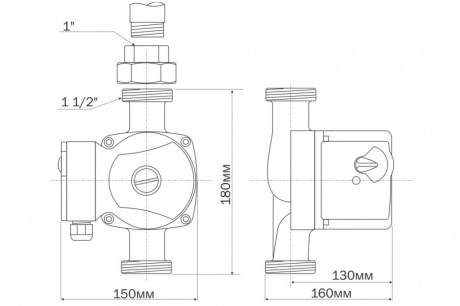 Купить Насос циркуляционный AQUARIO AC 258-180 фото №9