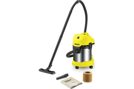 Купить KARCHER Пылесос WD 3 Premium  1.629-863 + АКЦИЯ МЕШКИ WD 3.300 фото №2