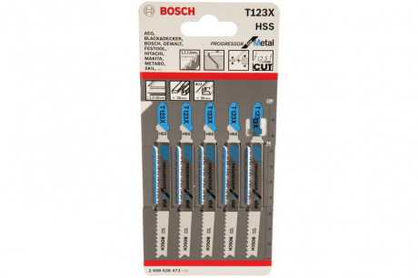 Купить Пилочки BOSCH  T 123  XF     2.608.638.473 фото №1