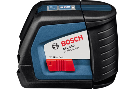 Купить Линейный лазерный нивелир Bosch GLL 2-50 + BM1 новый + L-Boxx 0.601.063.108 фото №1