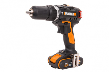 Купить Дрель аккумуляторная WORX WX367.3  20V 2,0Ач кейс фото №1