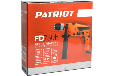 Купить Дрель ударная PATRIOT FD750h 710Вт 120301444 120301444 фото №10