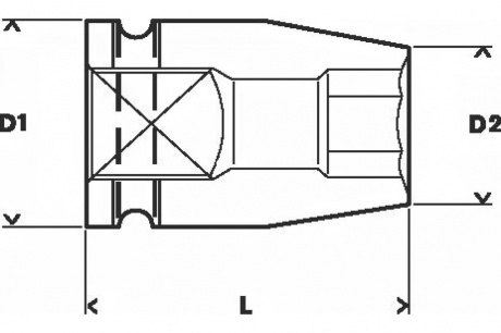 Купить Торцевая головка BOSCH  27*40мм  1/2"     1.608.555.059 фото №2