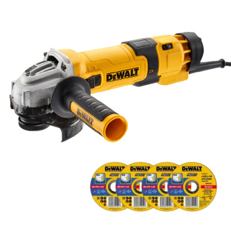 Купить УШМ DEWALT DWE 4257 D4 + набор дисков фото №1