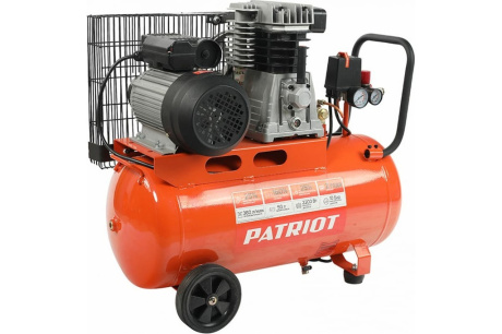 Купить PATRIOT Компрессор 50л  PTR 50-360J  50л/ ременной/ 2 2kW /360л.мин  525301960 фото №2